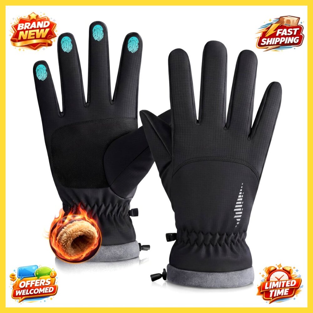 Winter Waterproof Touchscreen Gloves Windproof Th… - image 1